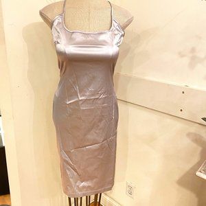 EXTE Made in Italy Silver Dress- New with Tags